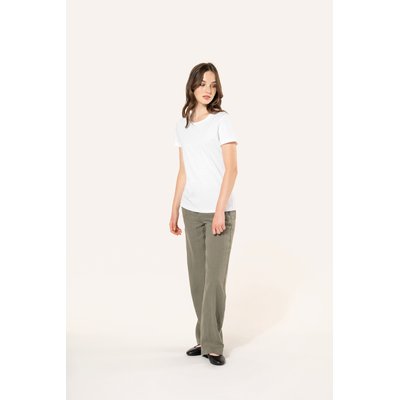 Camiseta de algodón de calidad para mujer