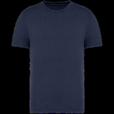 Camiseta algodón corte ajustado Washed Navy Blue XXS