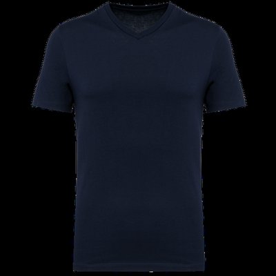 Camiseta algodón cuello de pico hombre Deep Navy S