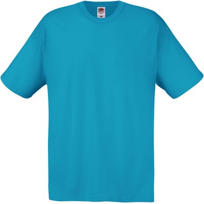 Camiseta algodón cuello redondo Azur Blue 3XL