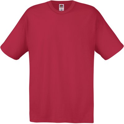Camiseta algodón cuello redondo Brick Red XXL