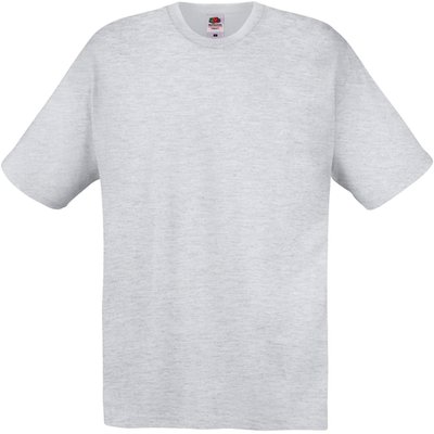 Camiseta algodón cuello redondo Heather Grey 3XL