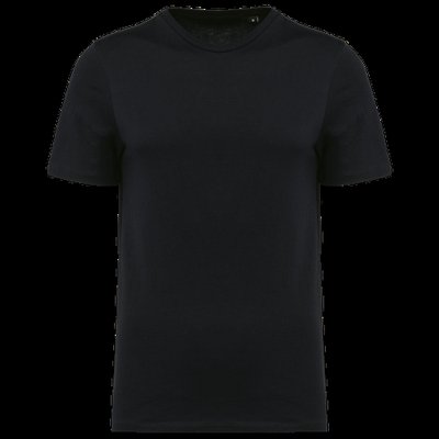 Camiseta algodón cuello redondo hombre Black S