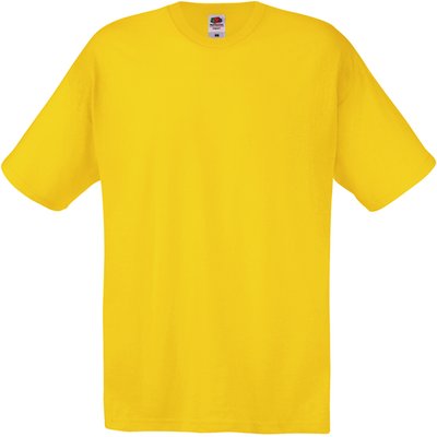 Camiseta algodón cuello redondo Yellow 3XL