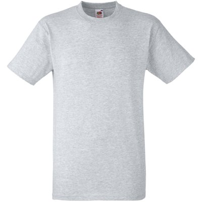 Camiseta de algodón estilo clásico Heather Grey XXL