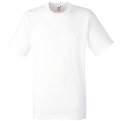 Camiseta de algodón estilo clásico White XXL
