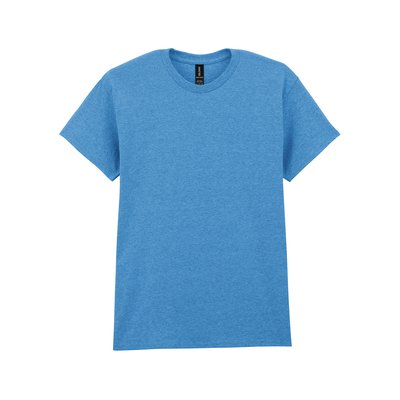 Camiseta algodón hombre Heather Sapphire XXL