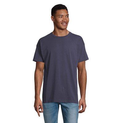 Camiseta de algodón para hombre oversize French Marino M
