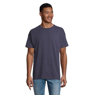 Camiseta de algodón para hombre oversize French Marino S