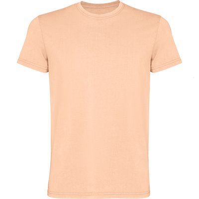 Camiseta de algodón lavado ácido de hombre Papaya Claro Lavado Xl