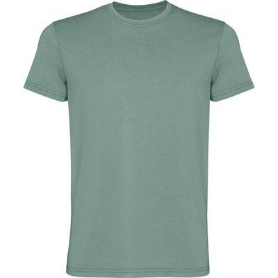 Camiseta de algodón lavado ácido de hombre Verde Pato Lavado 2Xl