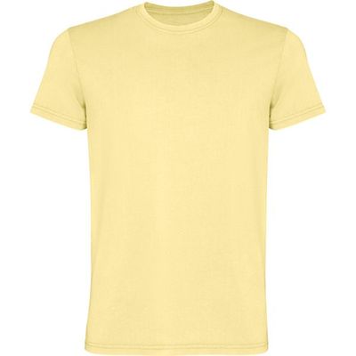Camiseta de algodón lavado ácido de hombre