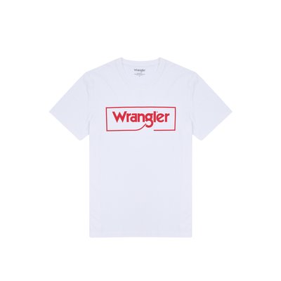 Camiseta algodón con logo Wrangler White 3XL