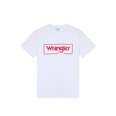 Camiseta algodón con logo Wrangler White S