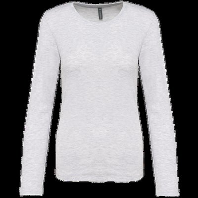 Camiseta algodón de manga larga mujer Ash Heather L