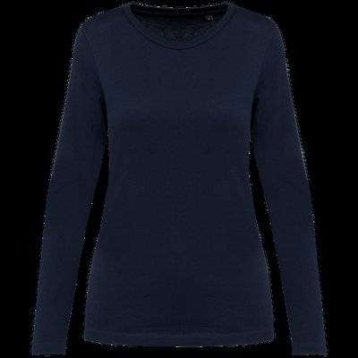 Camiseta algodón manga larga mujer Deep Navy XS