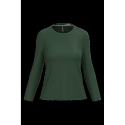 Camiseta algodón de manga larga mujer Forest Green L