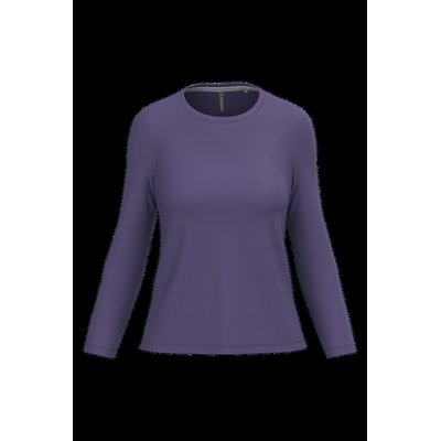 Camiseta algodón de manga larga mujer Purple S