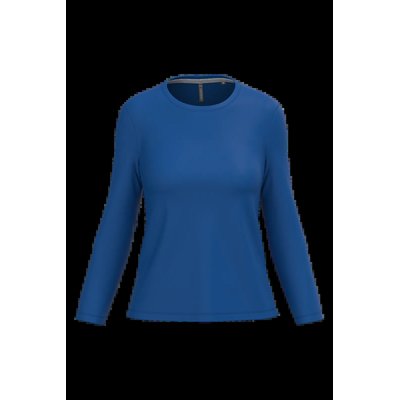 Camiseta algodón de manga larga mujer Royal Blue Xxl