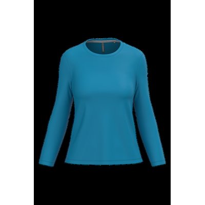 Camiseta algodón de manga larga mujer Tropical Blue Xxl