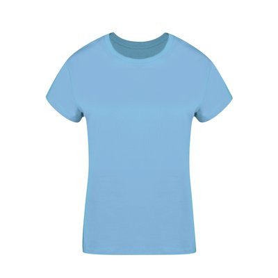 Camiseta Algodón Mujer Colores S a XXL Azc L