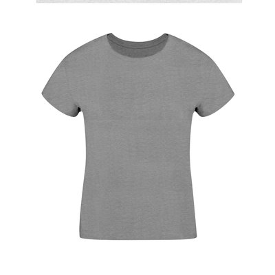 Camiseta Algodón Mujer Colores S a XXL Gri S