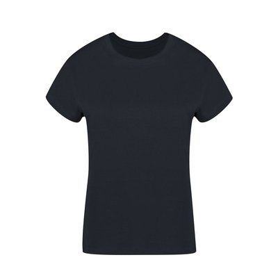 Camiseta Algodón Mujer Colores S a XXL Marino Oscuro XXL