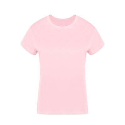 Camiseta Algodón Mujer Colores S a XXL Rosa XXL