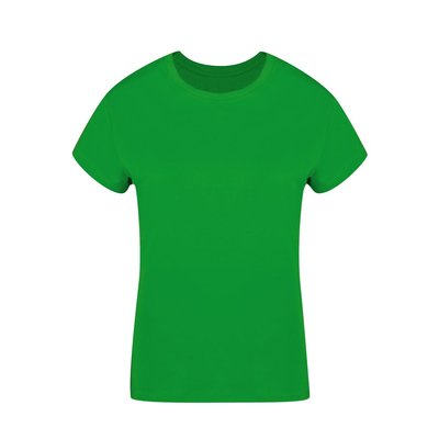 Camiseta Algodón Mujer Colores S a XXL Verde XXL