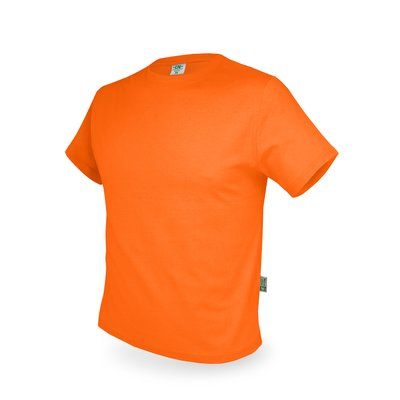 Camiseta Algodón Naranja 2-3