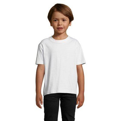 Camiseta Algodón Niño 190g Blanco 4 años