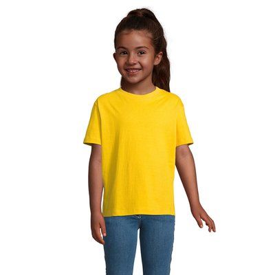 Camiseta Algodón Niño 190g Dorado XL