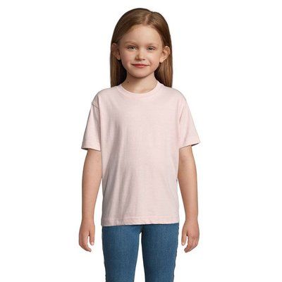 Camiseta Algodón Niño 190g Medium Pink 6 años