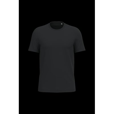 Camiseta algodón orgánico ajustado Black Xxs