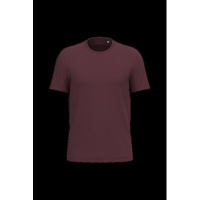 Camiseta algodón orgánico ajustado Dark Cherry 3Xl