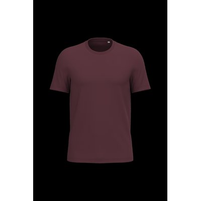 Camiseta algodón orgánico ajustado Dark Cherry S