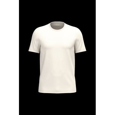 Camiseta algodón orgánico ajustado Ivory M