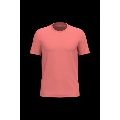 Camiseta algodón orgánico ajustado Light Coral S
