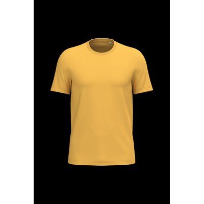 Camiseta algodón orgánico ajustado Sun Yellow L