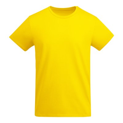 Camiseta Algodón Orgánico Amarillo 3/4