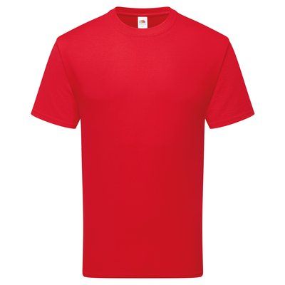 Camiseta de algodón orgánico corte clásico Red L