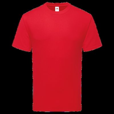 Camiseta de algodón orgánico corte clásico Red M