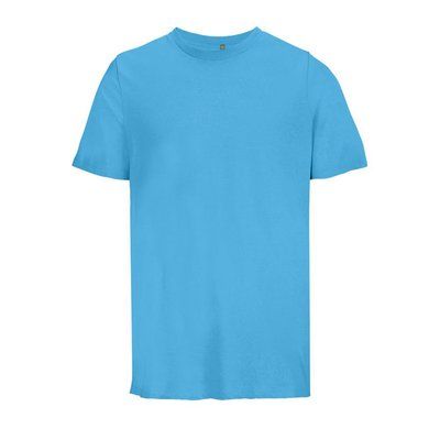 Camiseta Algodón Orgánico Corte Moderno Aqua L