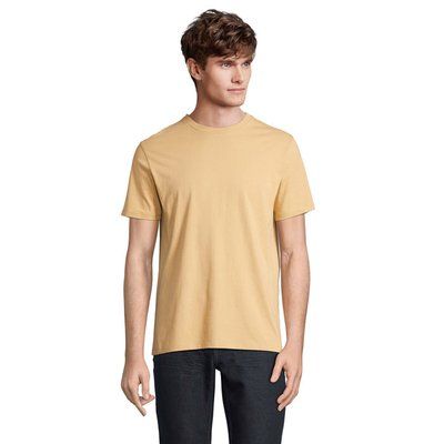 Camiseta Algodón Orgánico Corte Moderno Beige Obscuro 3Xl