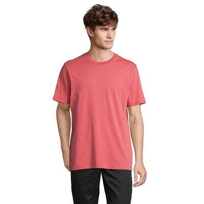 Camiseta Algodón Orgánico Corte Moderno Folk Pink Twin 3Xl