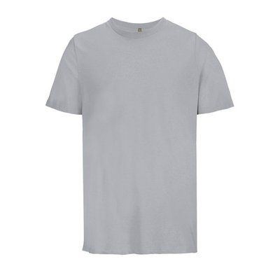 Camiseta Algodón Orgánico Corte Moderno Gris Puro Xs