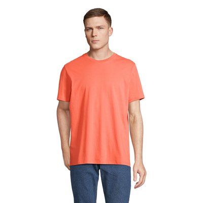 Camiseta Algodón Orgánico Corte Moderno Pop Orange Xs