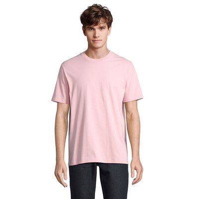 Camiseta Algodón Orgánico Corte Moderno Rosa Caramelo Xl