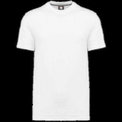 Camiseta algodón orgánico cuello redondo White M