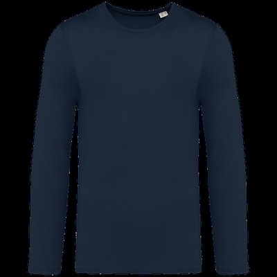 Camiseta algodón orgánico efecto lavado Washed Navy Blue Xs